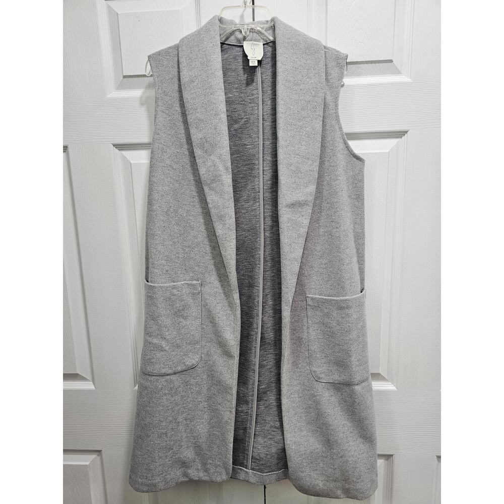 JOIE Gray Sweater Vest - Size Medium with Pockets